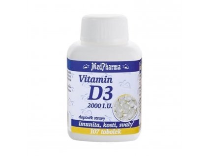 Vitamin D3 2000 I U medpharma fitnessshop cz praha (1)