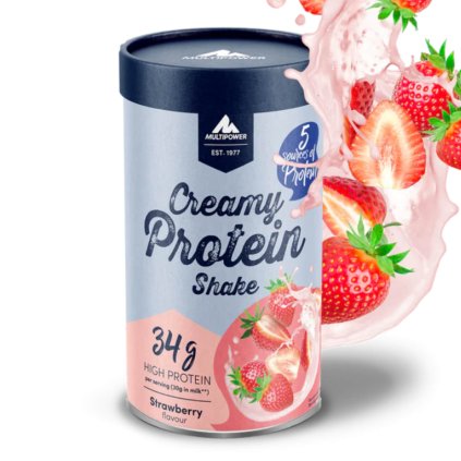 MUltipower Creamy Protein Shake 420g jahoda fitnesshop cz praha