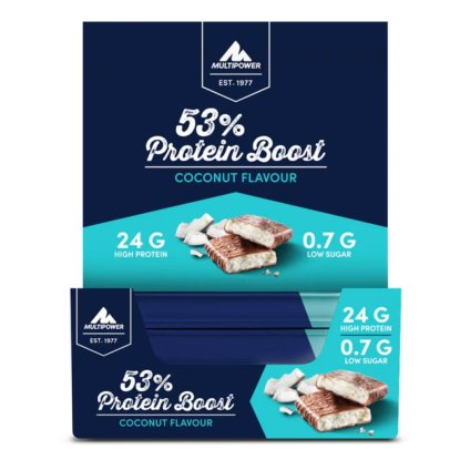 Multipower 53% protein boost proteinová tyčinka 45 g fitnessshop cz praha kokos box