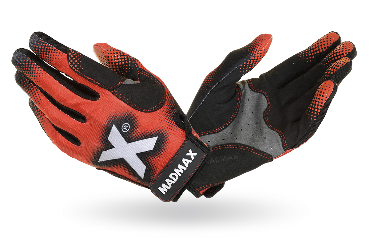 MADMAX X Gloves Red crossfitové rukavice Velikost: L