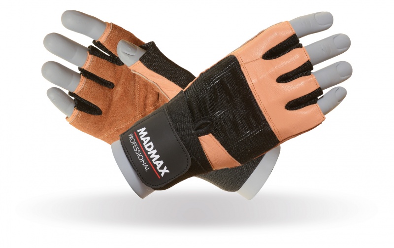MADMAX rukavice Professional Natural Brown Velikost: M