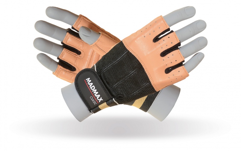 MADMAX rukavice Clasic Natural Brown Velikost: L