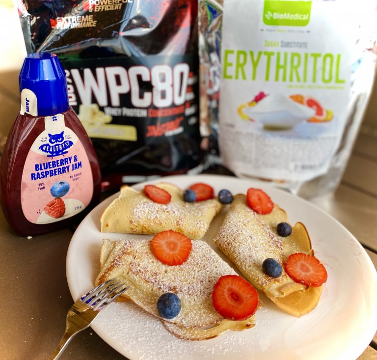Recept : Zdravé palacinky plné bielkovín