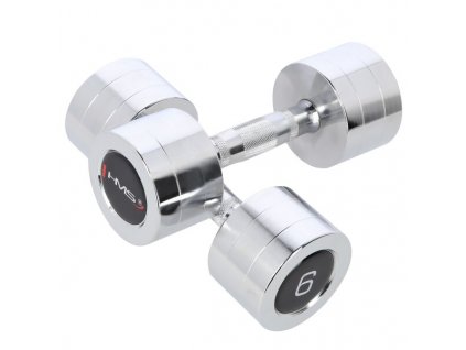 CHD06 CHROMOVANÉ JEDNORUČNÉ ČINKY HMS 2 x 6KG