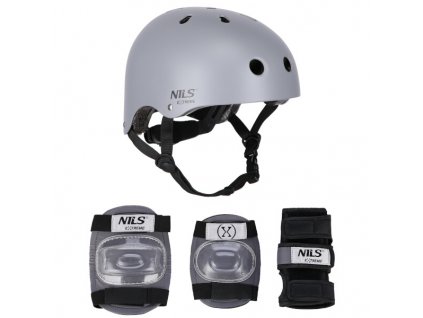 Helma s chráničmi NILS Extreme MR290+H230 sivá