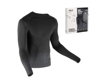 Pánske termo tričko NILS Ragnar BTK0060 čierne (Veľkosť L/XL)