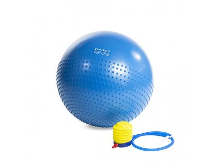YB03 MASÁŽNA GYMNASTICKÁ LOPTA 55CM HMS MODRÁ