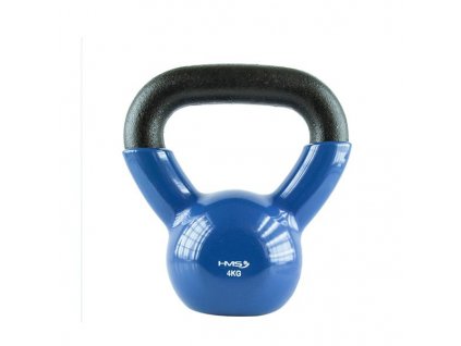 HMS KN 4 KG KETTLEBELL POKRYTÝ VINYLOM