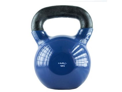 HMS KN 16 KG KETTLEBELL POKRYTÝ VINYLOM