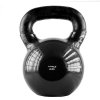 KNV24 ČIERNY KETTLEBELL POKRYTÝ VINYLOM HMS