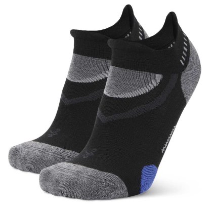 balega ultraglide no show tab black charcoal sport zoknik 1