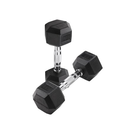 28385 body solid hex dumbbell 2x 4kg par jednorucnych ciniek