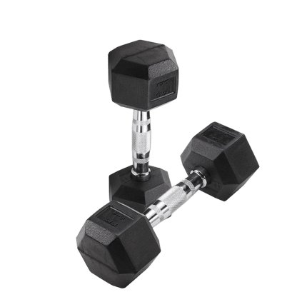 28391 body solid hex dumbbell 2x 6kg par jednorucnych ciniek