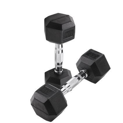 28400 body solid hex dumbbell 2x 9kg par jednorucnych ciniek