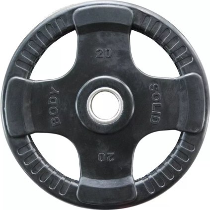 29327 body solid rubber grip olympic plate 20 kg pogumovany olympijsky kotuc