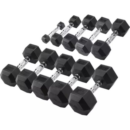 29522 body solid hexagon dumbbell set 1 10kg set parov jednorucnych ciniek