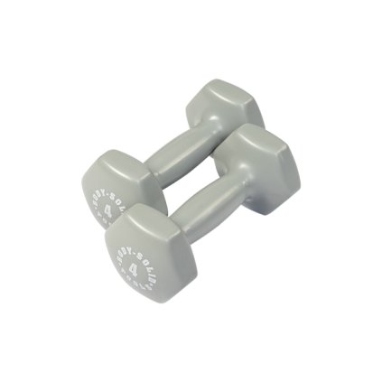 body solid vinyl dumbbells 2x4kg par vinylovych ciniek1