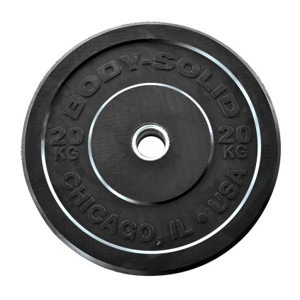 body solid chicago extreme olympic bumper plate 20kg pogumovany olympijsky kotuc