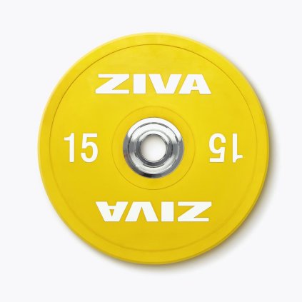 ZIVA ZVO uretán verseny színű lökhárító tárcsa 15 kg-os olimpiai tárcsa