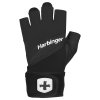 Harbinger rukavice Training Grip Wristwrap 2.0, pánske Black (Velkosť M)