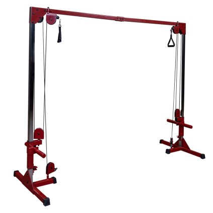 Best Fitness BFCCO10 Cable Crossover Kabelzugturm mit Gegenlager