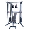 Body Solid PFT100 Powerline Functional Trainer Kabelzugturm mit Gegenlager