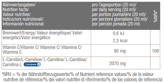 BodyAttack L-Carnitine 2000 1000ml