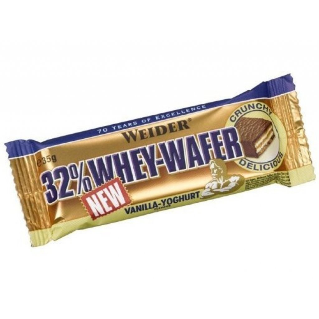 Weider 32% Whey-Wafer Protein Bar, proteinový oplatek 35 g