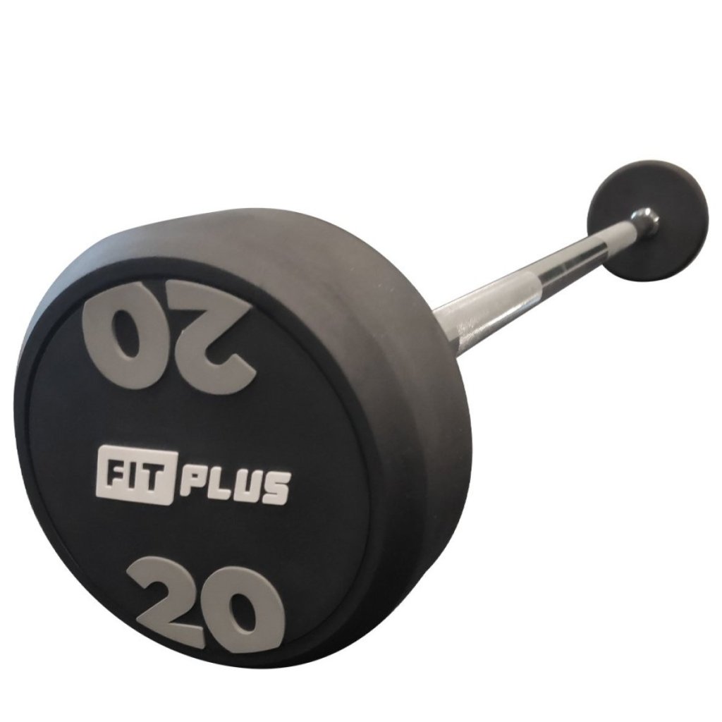 FIT PLUS obouruční činka pevná 20 kg
