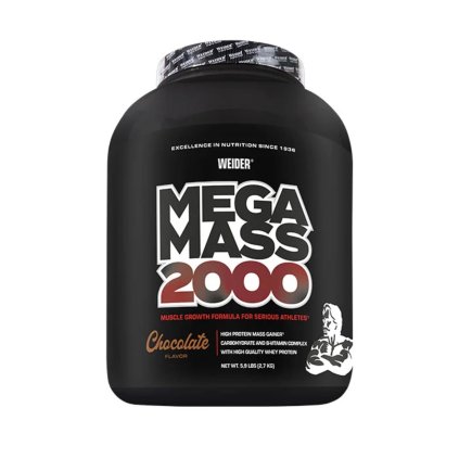 weider mega mass 2000 27 kg dose schoko 1