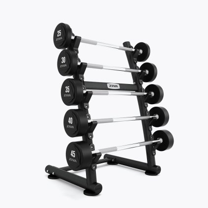 Set obouručních činek s uretanovou povrchovou úpravou vhodný do fitness centra