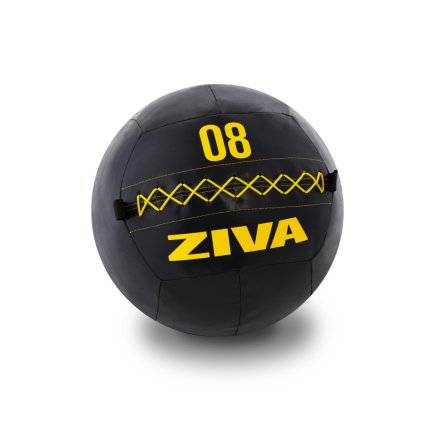ZIVA ZVO Premium Wall Ball 4kg Black-Yellow