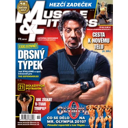 Číslo 11/2010. Muscle&Fitness je časopis o zdravém životním stylu, kulturistice a silovém trojboji a dalších zajímavostech ze světa fitness.