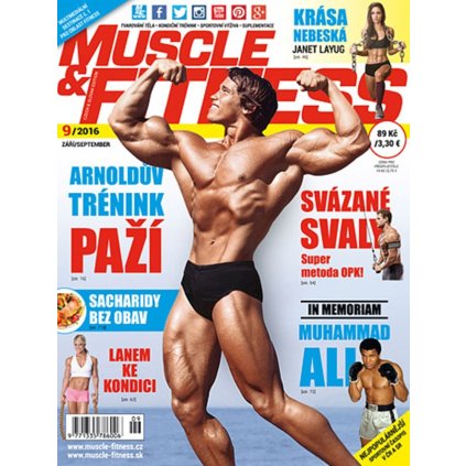 Číslo9/2016. Muscle&Fitness je časopis o zdravém životním stylu, kulturistice a silovém trojboji a dalších zajímavostech ze světa fitness.