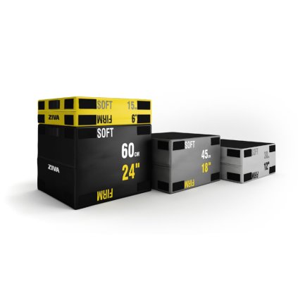 Set 4 ks měkkých ZIVA plyoboxů pro funkční trénink.