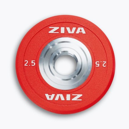 2,5kg vyvažující olympijský kotouč. Prémiový pevný panenský kaučuk.