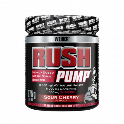 Weider Rush Pump 375g, předtréninková pumpa bez stimulantů a kreatinu
