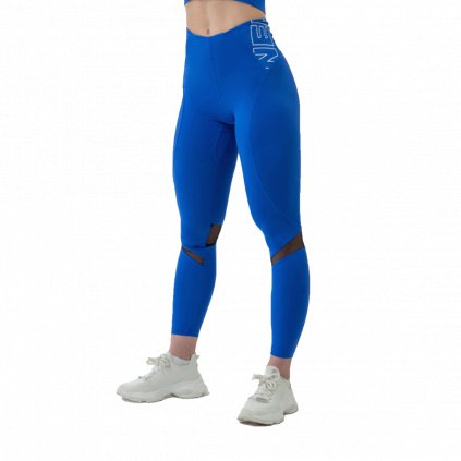 NEBBIA Dámské legíny s vysokým pasem FIT Activewear 443, modrá