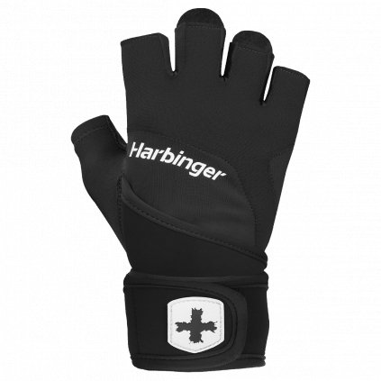 Harbinger Rukavice Training Grip Wristwrap 2.0, pánské Black