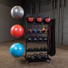 Body Solid Multi Accessory Tower GAR250, multifunkční stojan pro fitness centrum