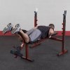best fitness olympic bench bfob10 polohovatelna lavicka na tlaky a nohy zakopavanie