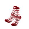 YakTrax Aloe Vera Cabin socks Red pohodlné ponožky