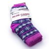 yaktrax aloe vera cabin socks purple pohodlne ponozky3