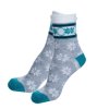 YakTrax Aloe Vera Cabin socks argyle blue pohodlné ponožky2