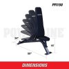 Powerline Flat Incline Bench FID150 polohovateľná lavička002