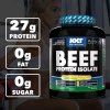BEEF Protein isolate je rychle vstřebatelný hydrolyzovaný hovězí protein, který je ideální pro podporu regenerace a růstu svalů.