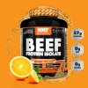 BEEF Protein isolate je rychle vstřebatelný hydrolyzovaný hovězí protein, který je ideální pro podporu regenerace a růstu svalů.