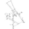 Steelflex Seated Plate Loaded Lat Pull Down, príťahy zhora v sede