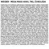 Weider Mega Mass 4000 7000g, gainer pro růst kvalitních svalů