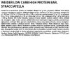 Weider Low Carb High Protein 40% Bar, proteinová tyčinka 50 g